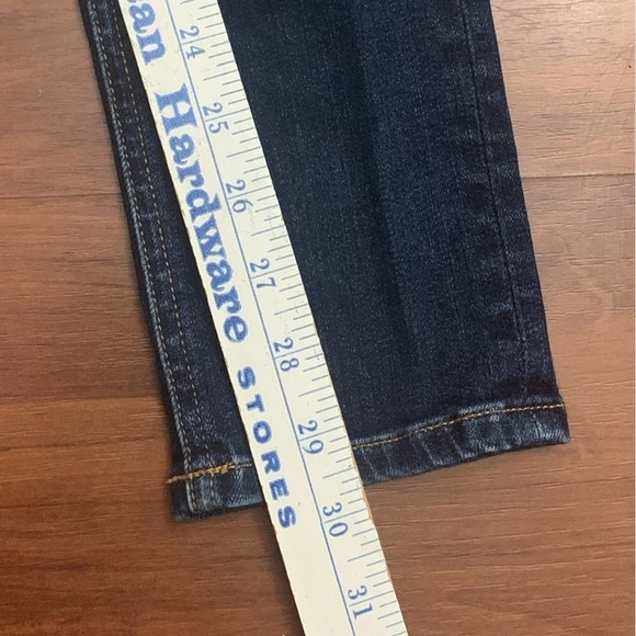 Rag & Bone Elton Fit High Rise Skinny Ankle Jeans Classic Dark Preppy Size 25 - Picture 7 of 16